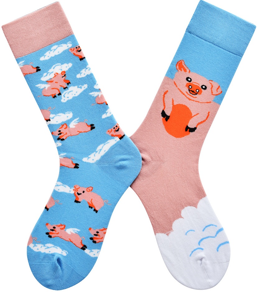 S-G4.1 SOCKS2512-177 Pair of Socks Size 38-45 Pigs