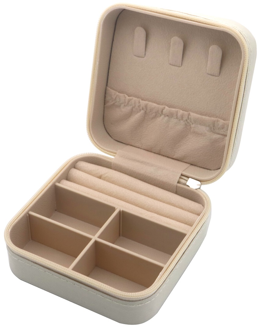 T-A4.1 PK954-001-1 PU Travel Case Jewelry Box 10x10x5cm