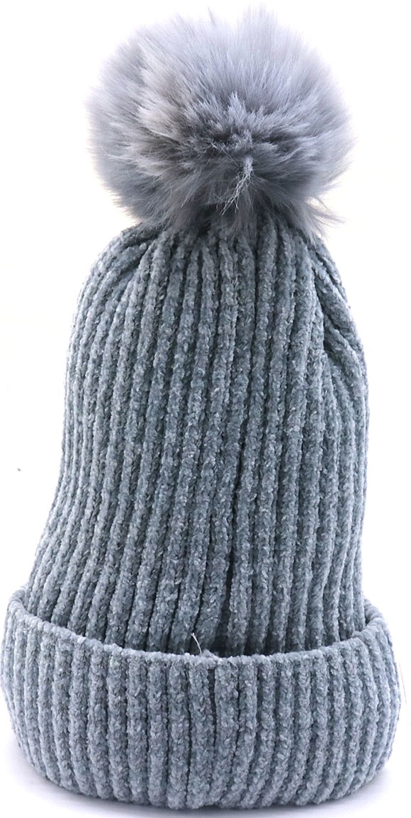Q-M8.1 HAT701-002 No. 6 Beanie Hat Grey