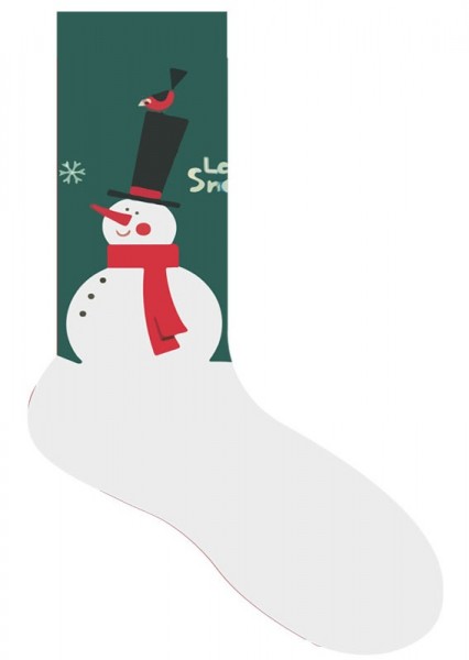 S-F1.2  SOCK2246-044 No. 8 Pair of Socks - 38-45 - Christmas