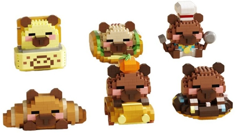 K-D6.1 S31 Mini Building Blocks Capybara - 6pcs