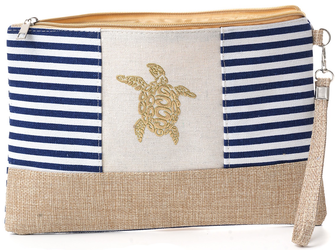 X-K4.1 BAG907-005-1 Make Up Bag Turtle 28x13x8cm