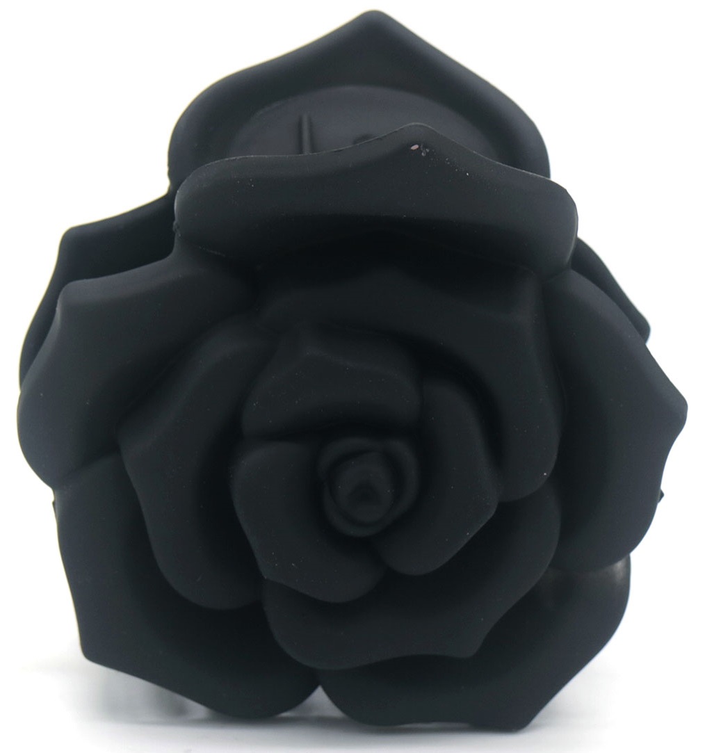 H-B18.1  H819-005-5 Hair Claw 6cm Flower Black