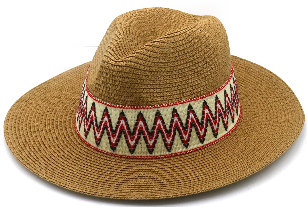 Y-E2.3 HAT1101-004-1 Summer Hat Brown