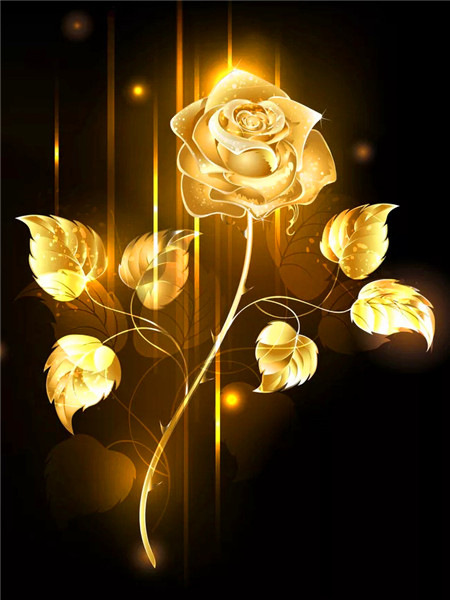 Q-O8.2 DP2280258  Diamond Painting Flower 50x40cm - Square S