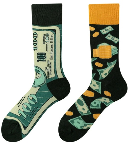 S-F5.1 SOCKS2512-183  Pair of Socks Size 38-45 MOney