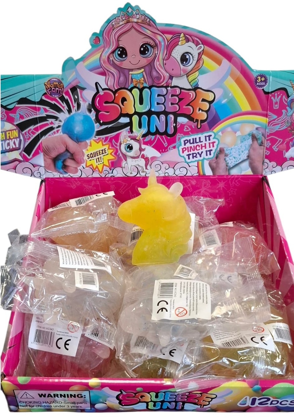 Q-L4.1 Squishy Unicorn - 12pcs