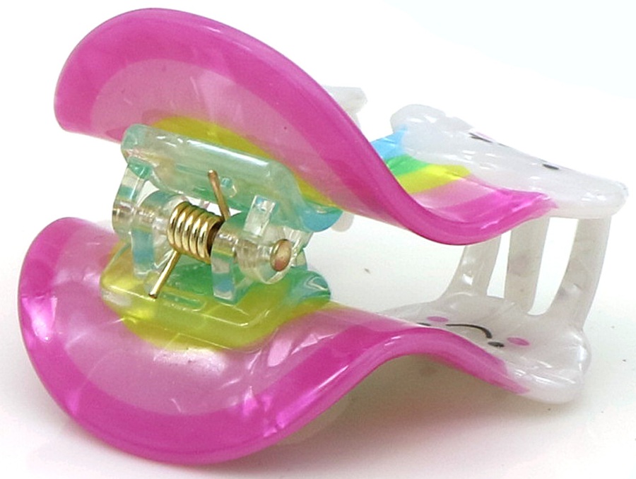 A-A26.1 H1126-020-4 Hair Claw 5cm Rainbow