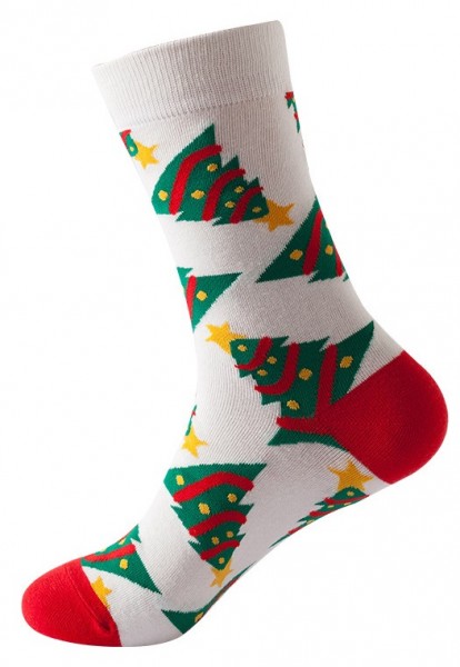 S-D3.1 SOCK2246-043 No. 2  Pair of Socks - 38-45 - Christmas