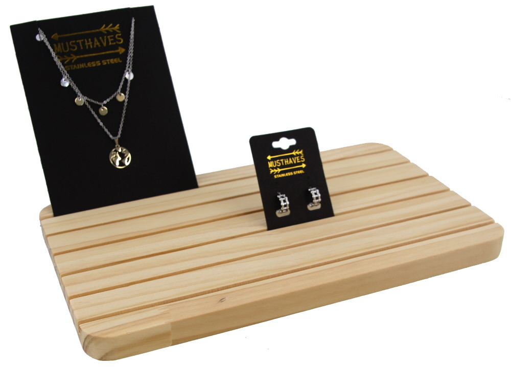 K-D3.1 PK424-036B Wooden Display for Cards 27.5x17cm