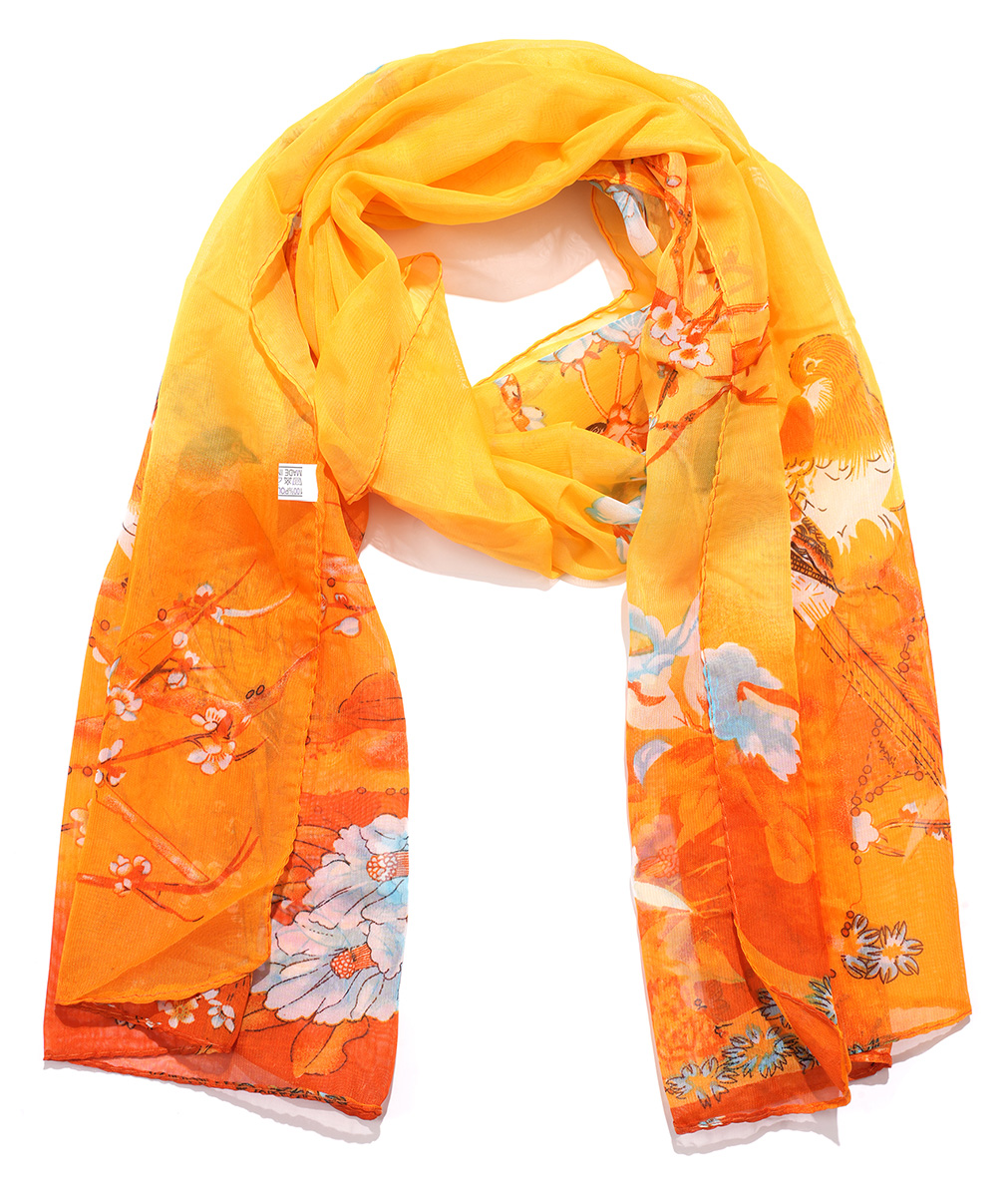 H-F24.2 SCARF2480-060-9 Summer Scarf Extra Thin 150x50cm