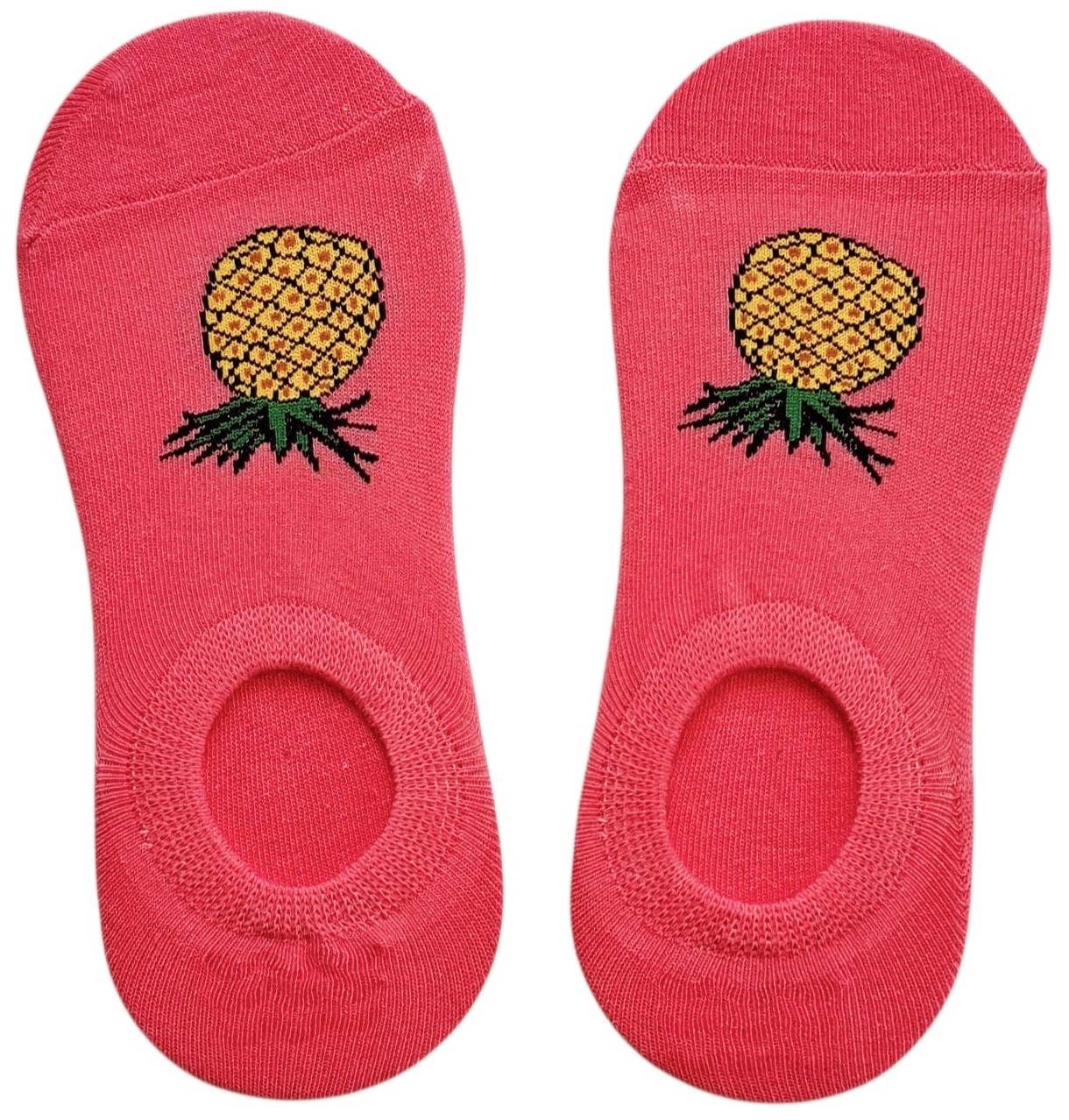 S-C6.2  SOCKS2525-019 Ankle Socks Size 38-45 Pineapple