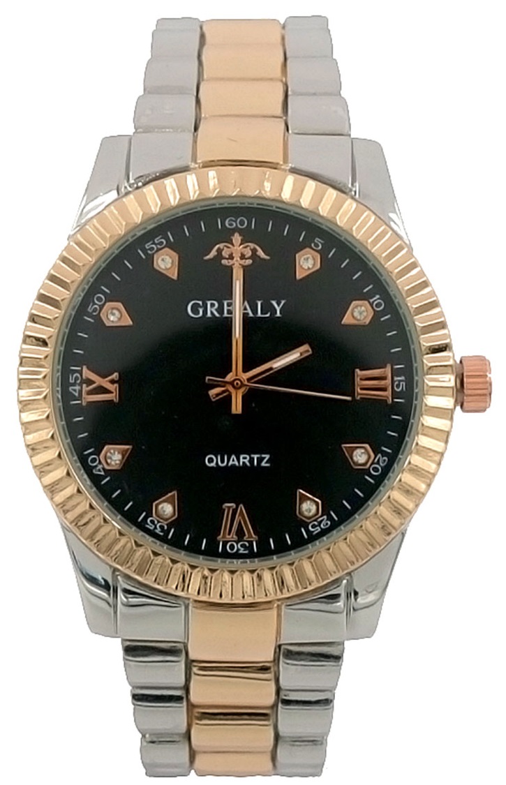 A-C20.4 W631-010RG Quartz Watch with Metal Bracelet 40mm Silver- Rose Gold