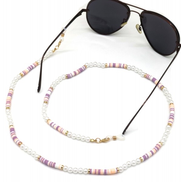 I-C21.3 GL1660-022 Sunglass Chain Pink-White