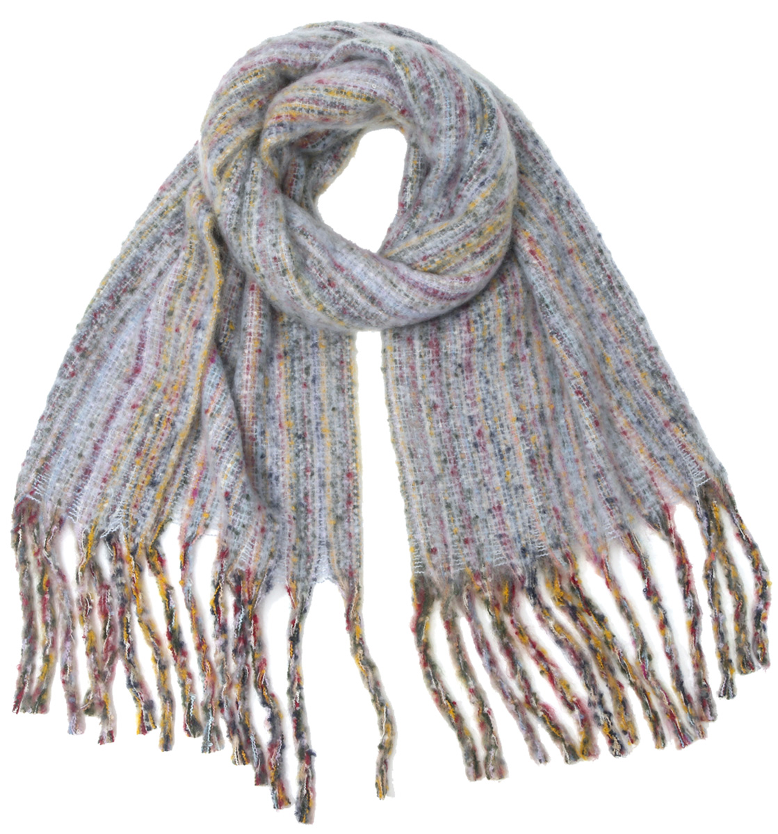 L-C3.1  SCARF705-054 No. 8  Scarf 180x60cm Grey
