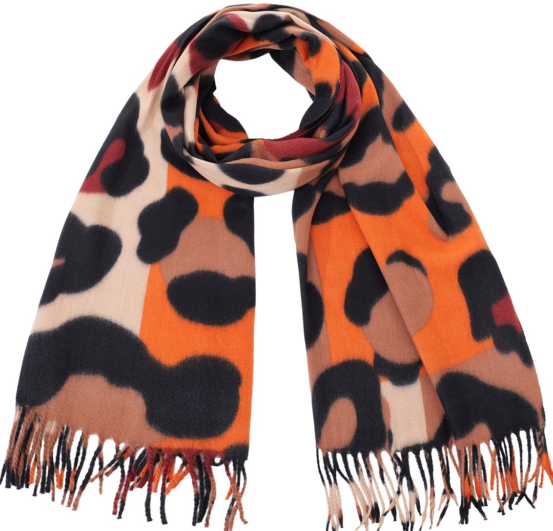 Y-E6.1 SCARF405-752-1 Soft Scarf Leopard 180x70cm 