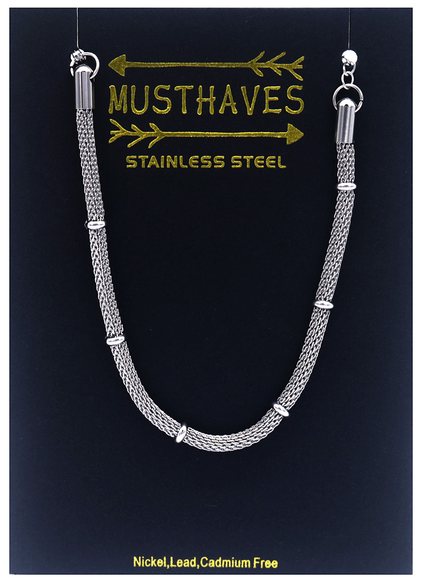 F-F6.2 B090-009S S. Steel Bracelet 16-21cm