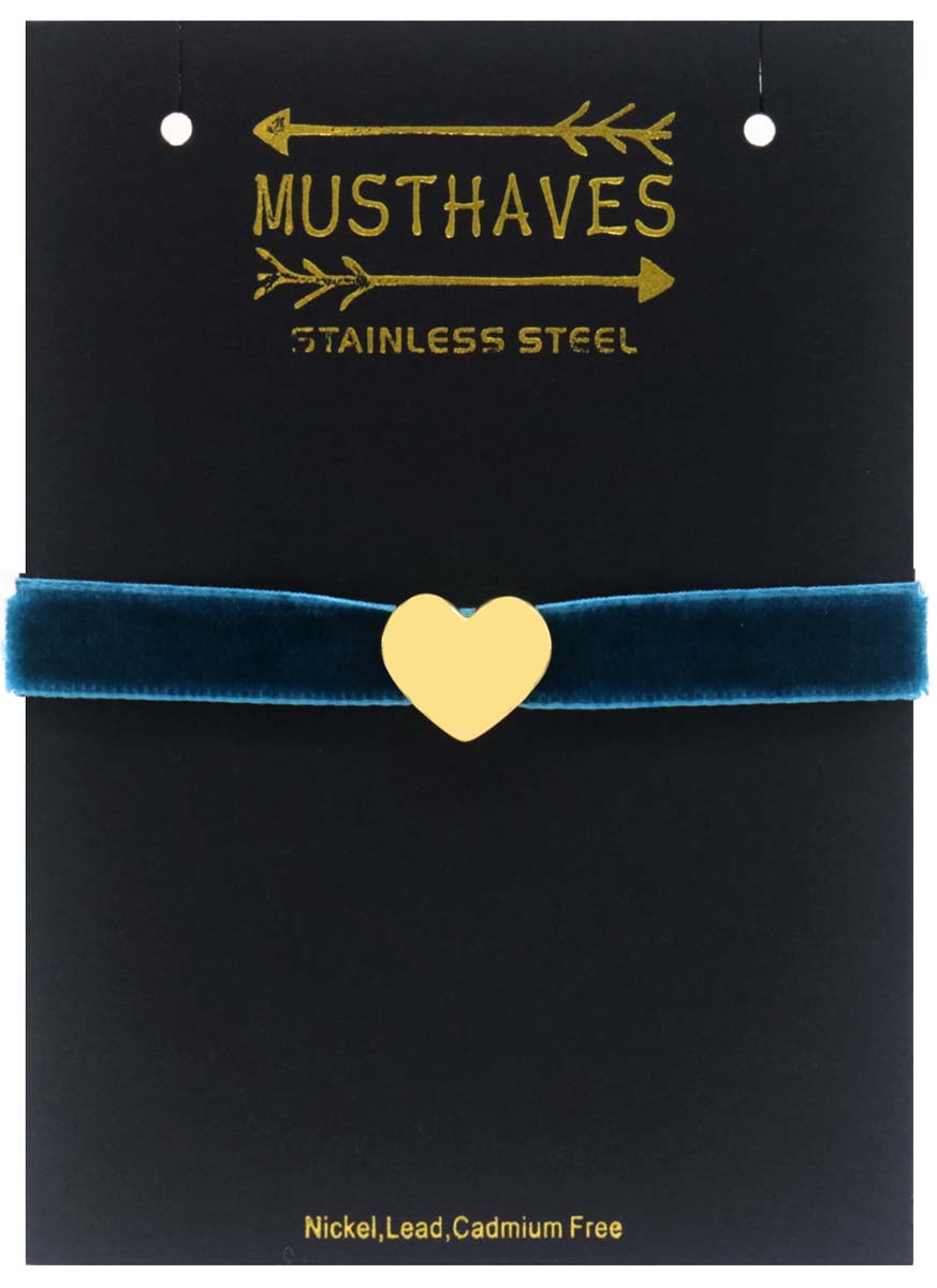 D-D17.5 B221-324 No. 10 S. Steel Bracelet Velvet Blue