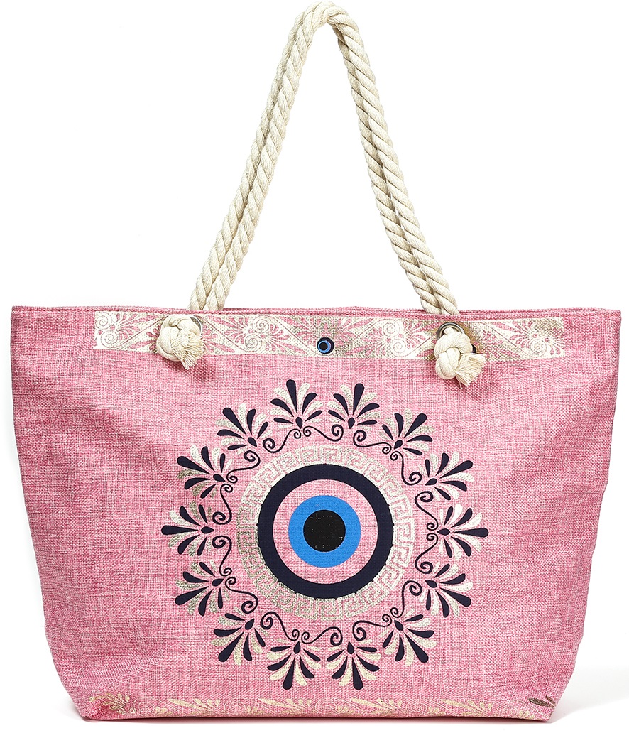 Q-D7.2 BAG808-004 Beach Bag 55x35x14cm Pink