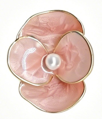 B-F3.2 P1035-031 Brooch Flower 3.5cm