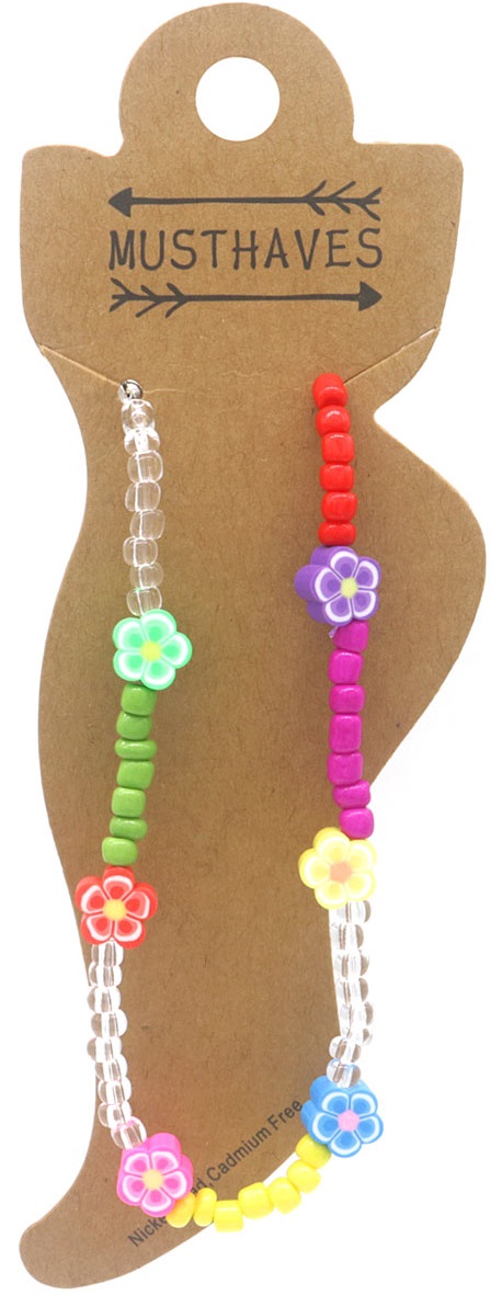 I-B20.1 ANK830-040 Anklet Flowers