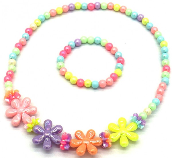 T-F3.1 N624-004 Necklace and Bracelet Set for Kids