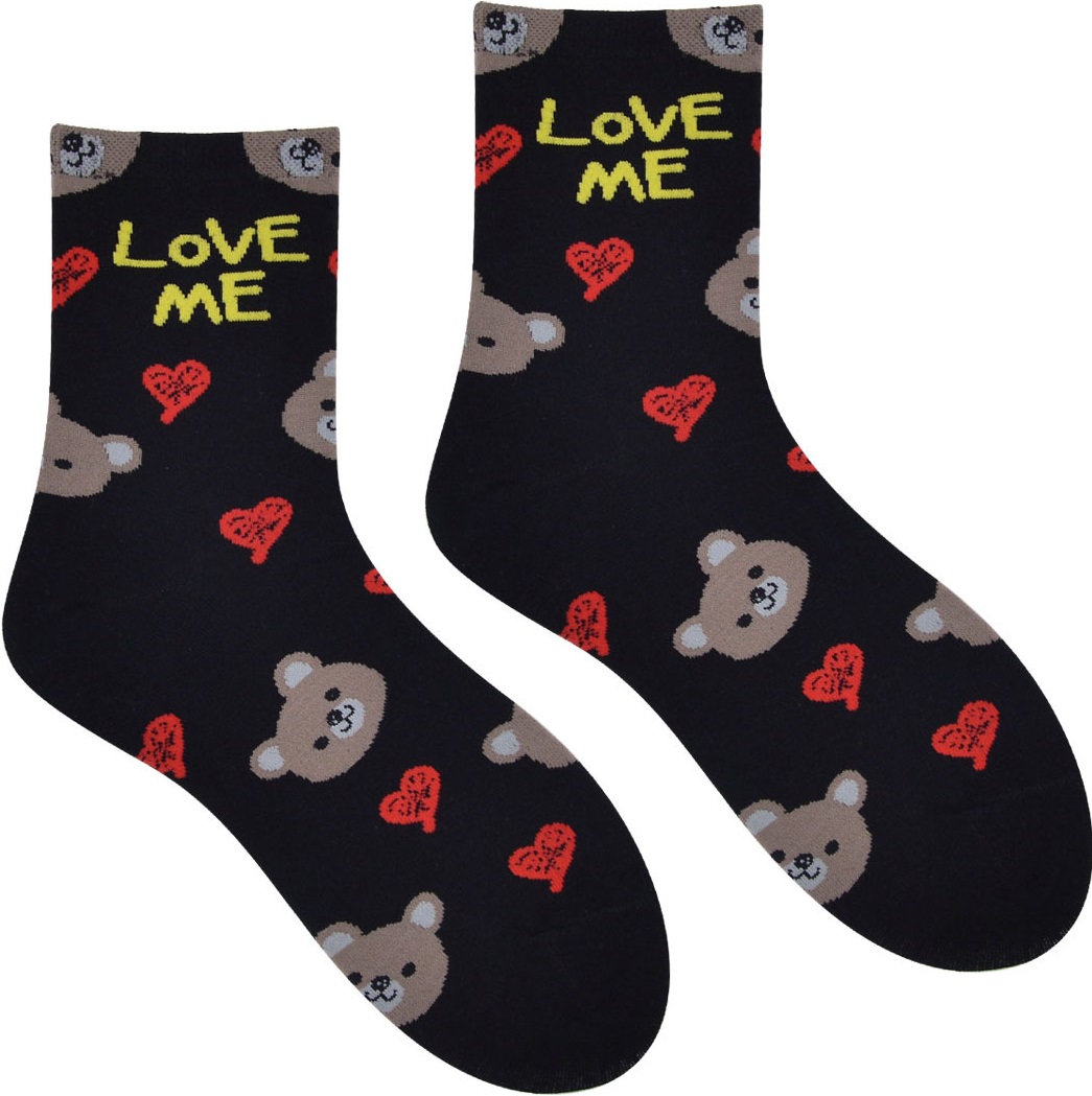 S-I8.1  SOCKS2438-049-1 Pair of Socks Size 38-45 Bears