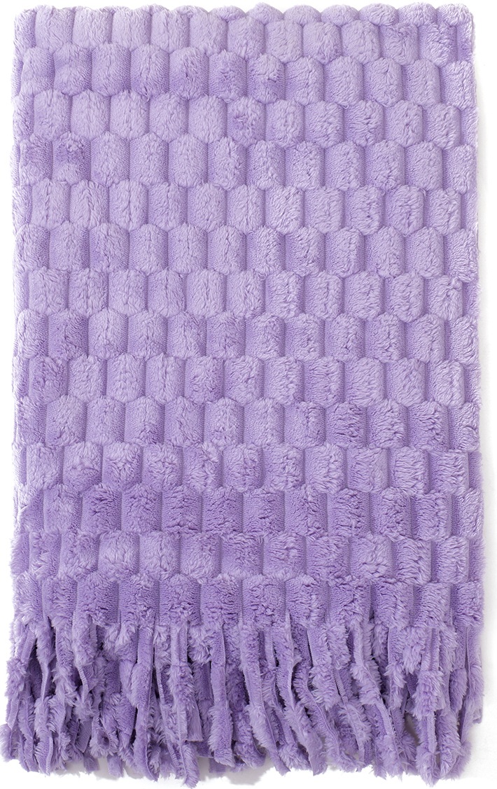R-F7.2  SCARF1006-001-6 Soft Winter Scarf 180x60cm Purple