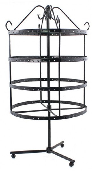 Y-A4.5 PK522-006 Earring Display 35x22cm Black