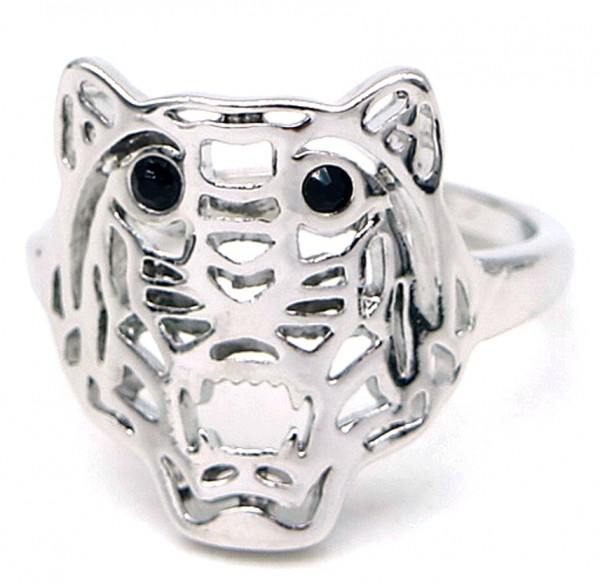 G-E5.1 R532-010S Adjustable Ring Tiger Silver