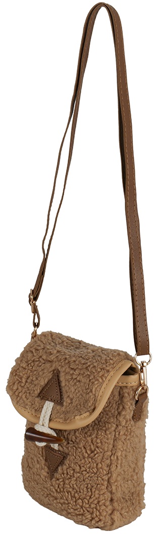 R-I3.2 BAG1021-036-1 Shoulder Bag Teddy 21x16cm Brown