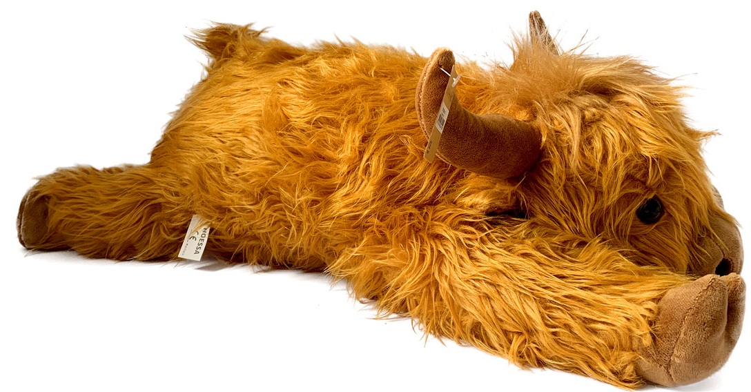 L-D4.2 TOY2603-013 Plush Highland Cow Weighted XL 50cm