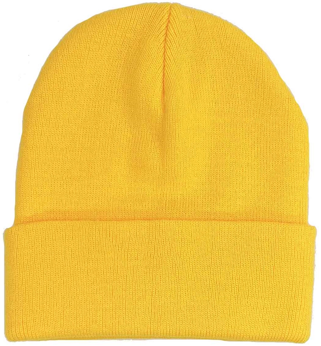 R-K3.1 HAT702-001 No. 6 Beanie Yellow