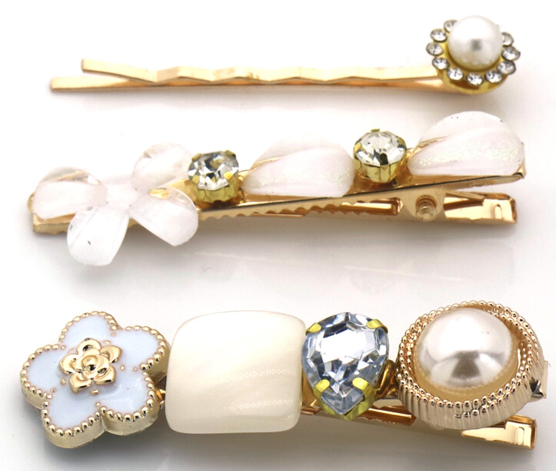 S-B8.5 H919-003-2 Hair Clip Set 3pcs