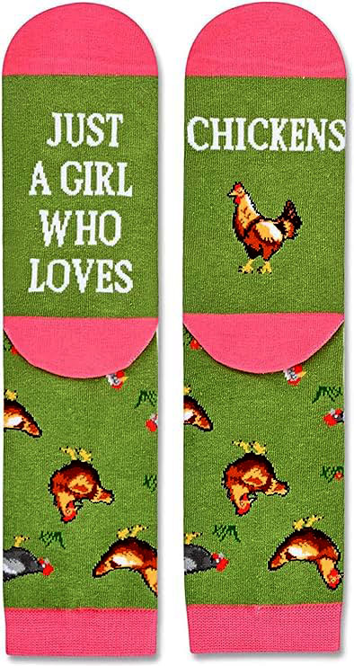 S-G8.4 SOCKS2424-003 Pair of Socks Size 38-45 Chicken