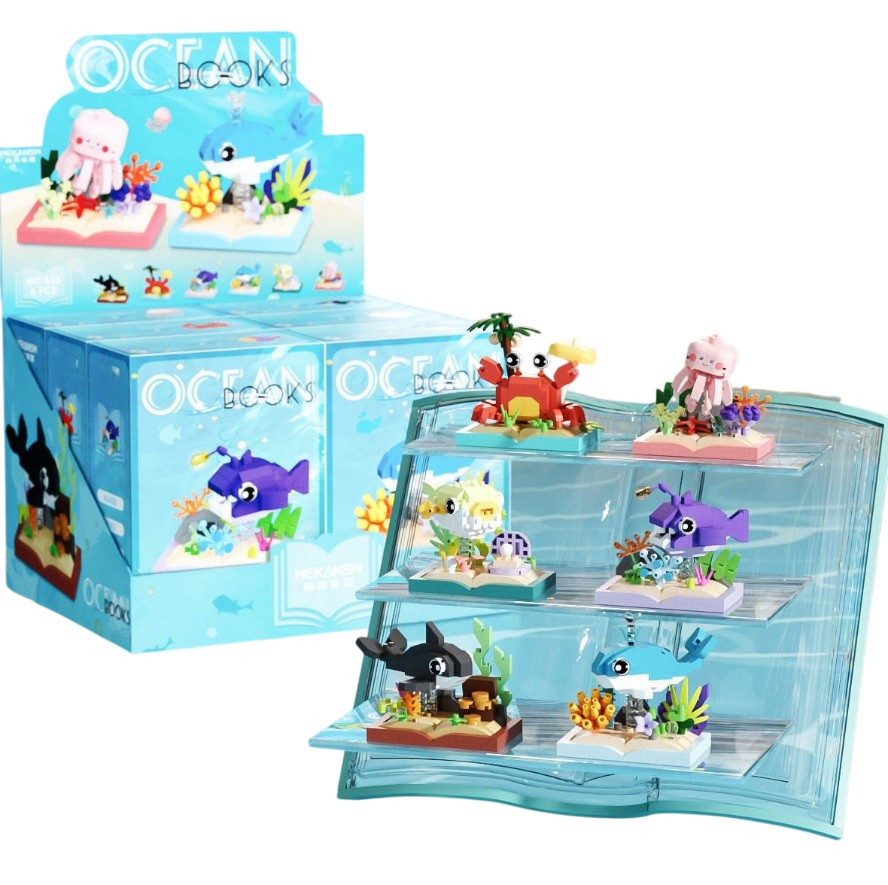 Q-F7.2 S33 Mini Building Blocks Ocean- 6pcs