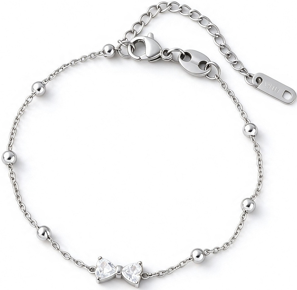 A-A5.3 B2616-006S S. Steel Bracelet Bow 16-21cm