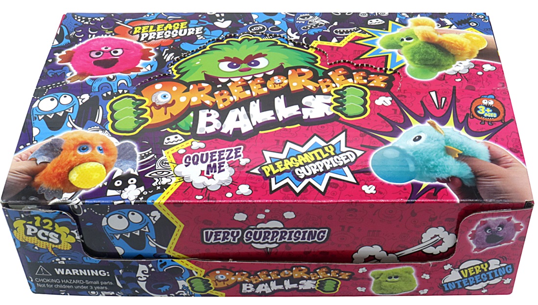 T-A2.1 TOY948-003 Plush Orbeez Balls 7.5cm - 12pcs