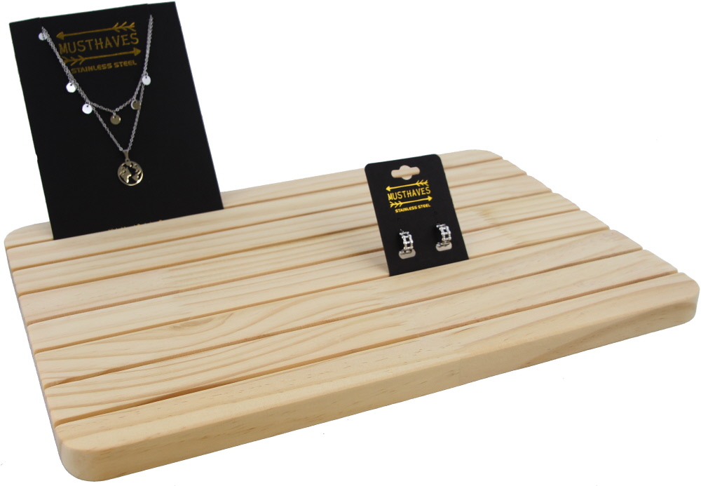 K-D3.2 PK424-036A Wooden Display for Cards 34x28.5x1.7cm