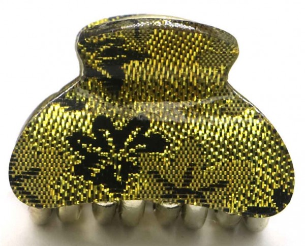 F-D6.3 H711-008D Hair Claw Glitters 4cm