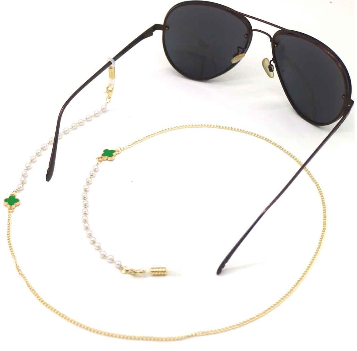 A-D15.3 GL004-054-5 Sunglass Chain Green