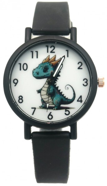 B-B9.3 W002-005 Kids Watch Dino 33mm Black