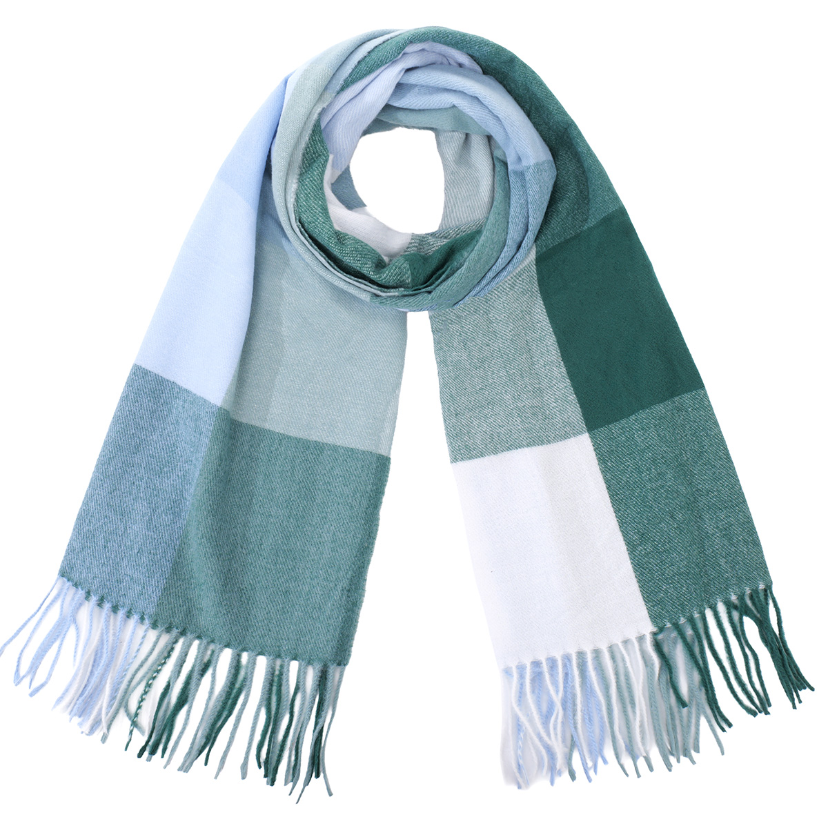 R-I4.2 SCARF405-736-3 Soft Scarf Checkered 180x70cm