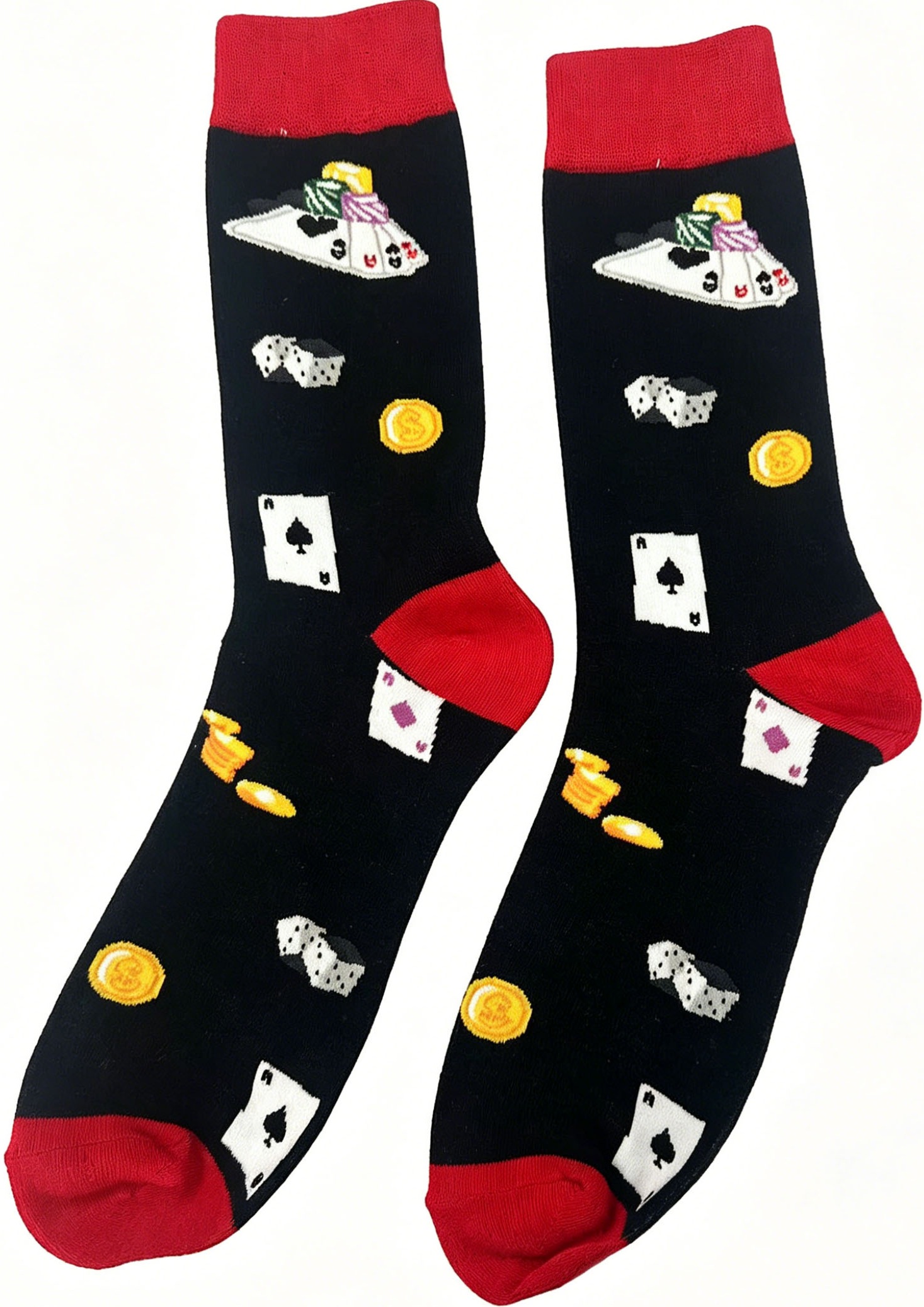 S-J3.3  SOCKS2512-254 Pair of Socks Size 38-45 Gambling