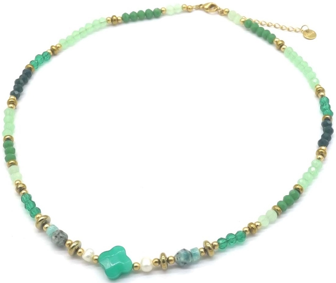 I-B8.3 N221-361 No. 3 S. Steel Necklace 40-46cm