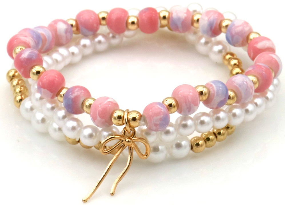 F-A6.3 B1670-052-3 Bracleet Set Shell Pink