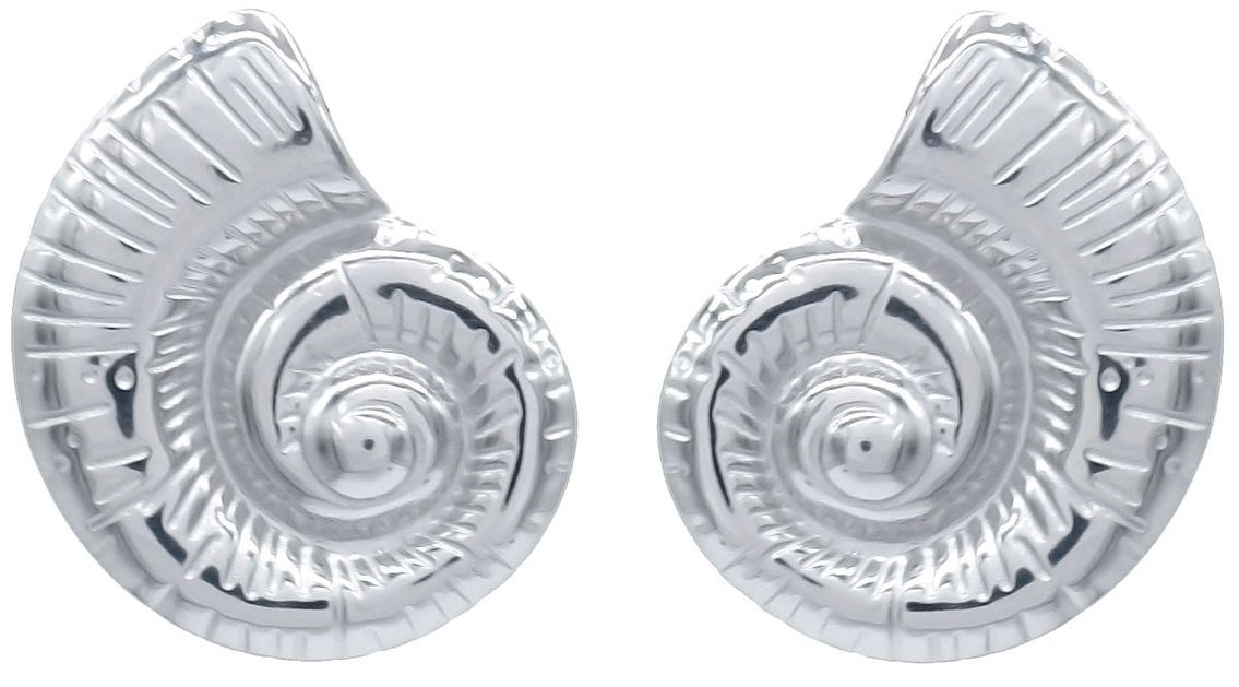 F-C20.5 E126-072S S. Steel Earrings Shell 3cm