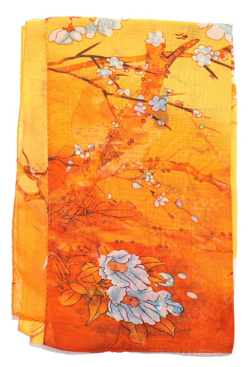 H-F24.2 SCARF2480-060-9 Summer Scarf Extra Thin 150x50cm