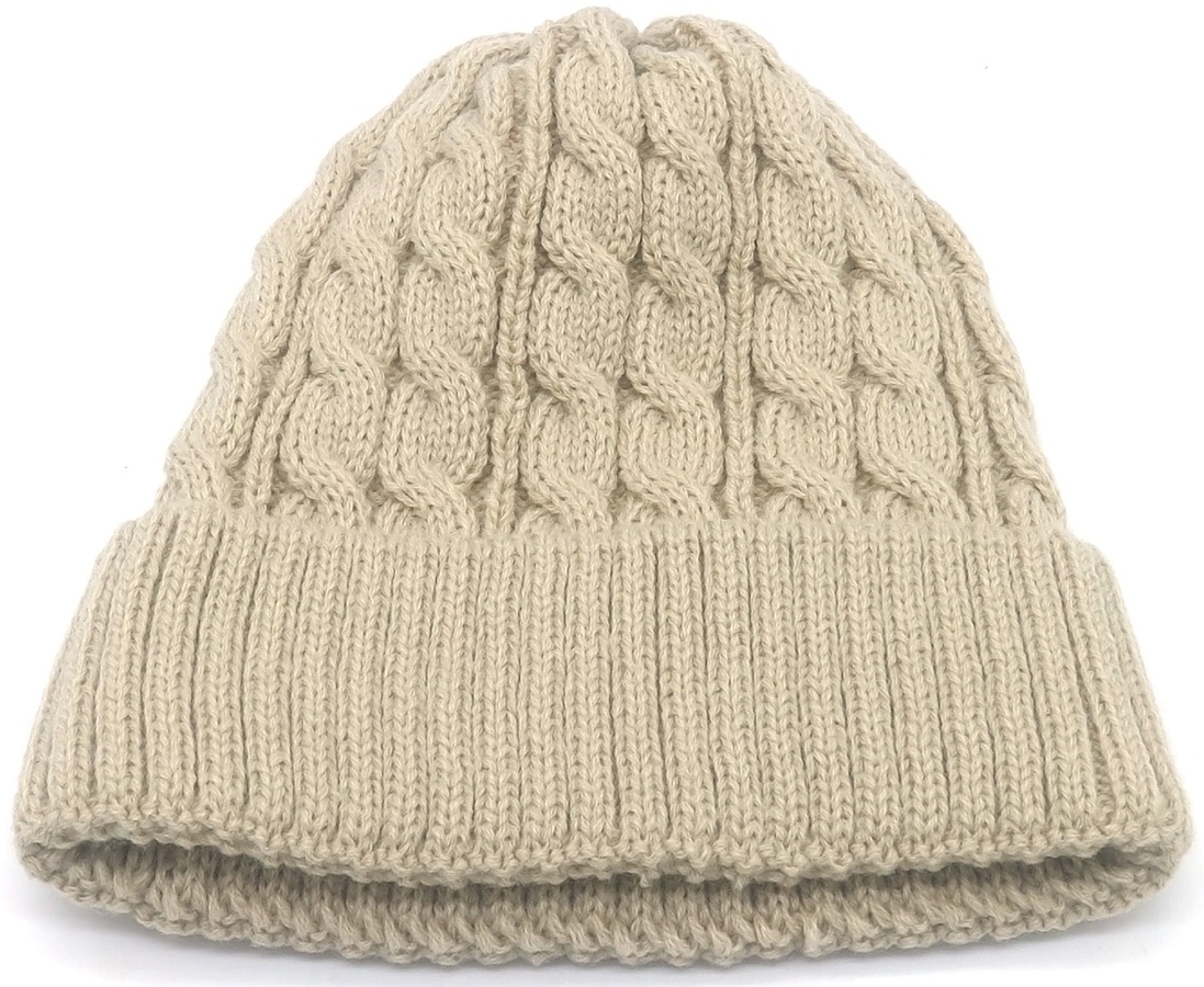 K-B4.2 HAT057-007-6 Winter Beanie Brown