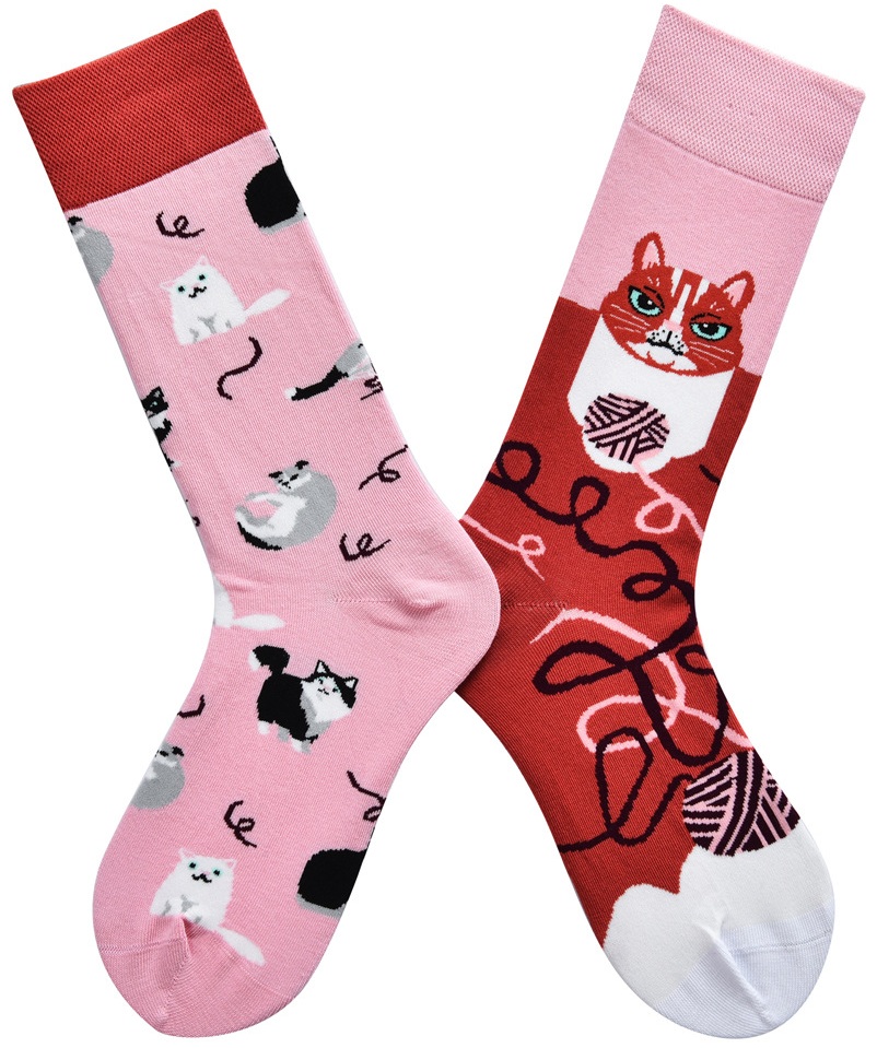 S-I5.1 SOCKS2512-178 Pair of Socks Size 38-45 Cats